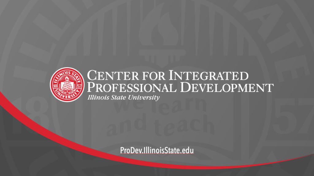 PowerPoint template for the Center for Integrated Professional Development-Dark version