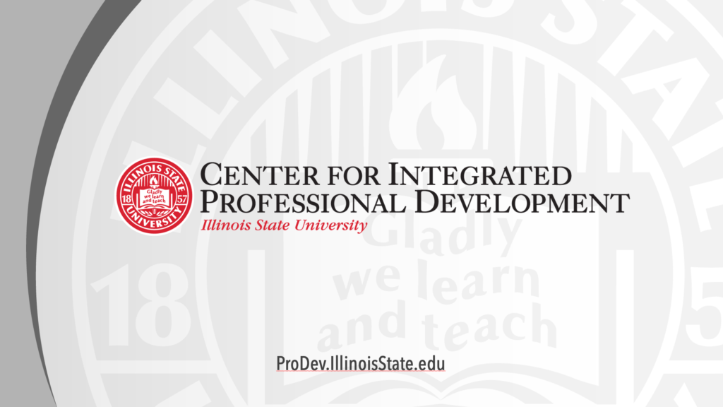 PowerPoint template for the Center for Integrated Professional Development-Light gray