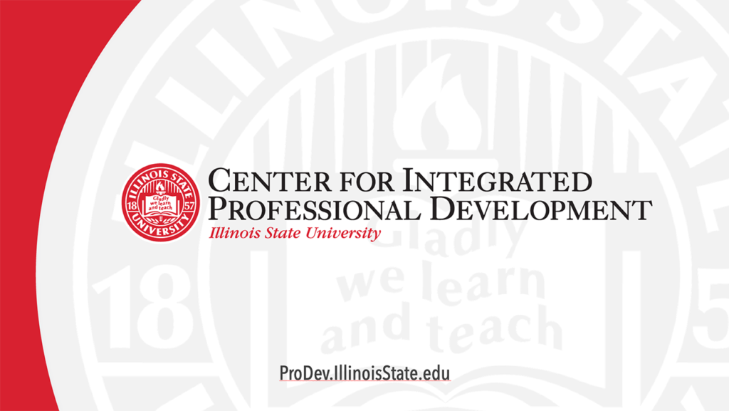 PowerPoint template for the Center for Integrated Professional Development-Red version